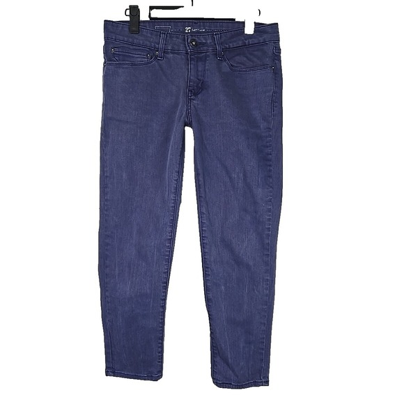 Levi's Denim - LEVIS Demi Curve Purple Denim Women's Cropped Jeans Size 27 (24" Inseam)